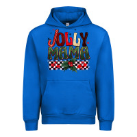 Cobalt Christmas jolly mama Urban Hoodie - BarkalooDesign