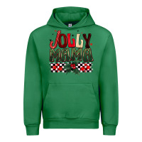 Emerald Christmas jolly mama Urban Hoodie - BarkalooDesign