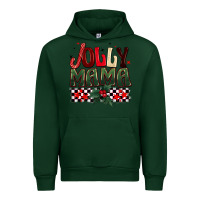Forest Green Christmas jolly mama Urban Hoodie - BarkalooDesign