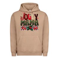 Pigment Burro Christmas jolly mama Urban Hoodie - BarkalooDesign