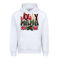 White Christmas jolly mama Urban Hoodie - BarkalooDesign
