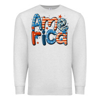 Oatmeal Heather america Premium Sweatshirt - MaliasSmallBusiness