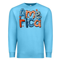 Ocean Blue america Premium Sweatshirt - MaliasSmallBusiness