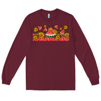 Burgundy watermelon libbey cup Long Sleeve Tee - HRA Design Shop