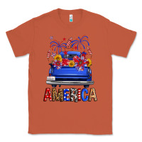 Copper western fourth of july america truck Classic Tee - FaDigitalArtStudio