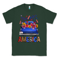 Sports Green western fourth of july america truck Classic Tee - FaDigitalArtStudio