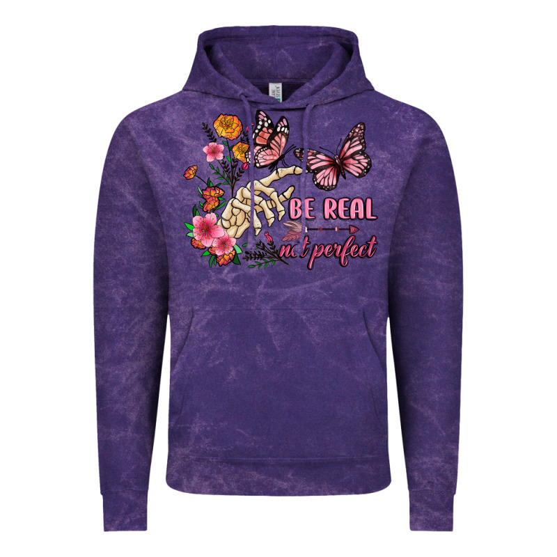 Be Real Not Perfect Vintage Hoodie by JahusDesignShop | Teevron