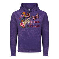 Cloud Purple be real not perfect Vintage Hoodie - JahusDesignShop