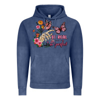 Vintage Denim be real not perfect Vintage Hoodie - JahusDesignShop