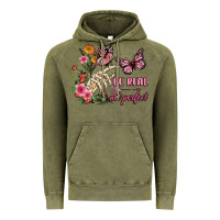 Vintage Olive be real not perfect Vintage Hoodie - JahusDesignShop