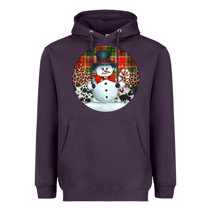 Western Snowman Christmas Ornament Heavyweight Hoodie by Jasminsmagicworld | Teevron
