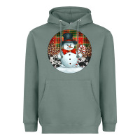 Sage western snowman christmas ornament Heavyweight Hoodie - Jasminsmagicworld