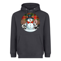 Smoke western snowman christmas ornament Heavyweight Hoodie - Jasminsmagicworld
