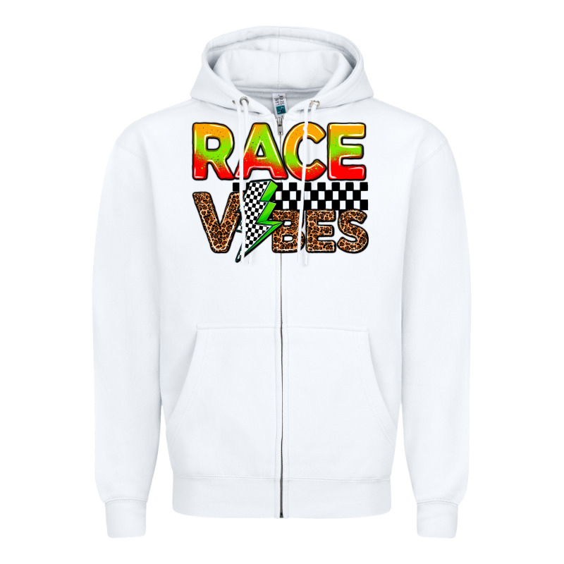 Race Vibes Zipper Hoodie by AdoDesignShop | Teevron
