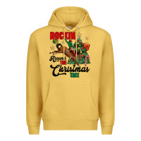 Antique Gold rockin around the christmas tree Premium Hoodie - MaliasSmallBusiness