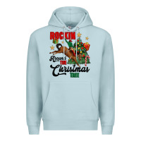 Blue Mist rockin around the christmas tree Premium Hoodie - MaliasSmallBusiness