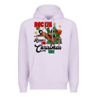 Lilac rockin around the christmas tree Premium Hoodie - MaliasSmallBusiness