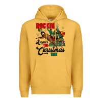 Mustard rockin around the christmas tree Premium Hoodie - MaliasSmallBusiness