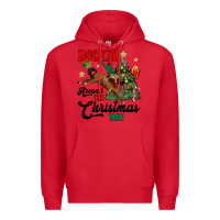 Red rockin around the christmas tree Premium Hoodie - MaliasSmallBusiness