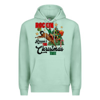 Seafoam rockin around the christmas tree Premium Hoodie - MaliasSmallBusiness
