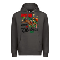 Smoke rockin around the christmas tree Premium Hoodie - MaliasSmallBusiness