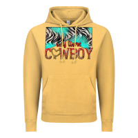 Vintage Mustard hey there cowboy Vintage Hoodie - texasbilliewilder
