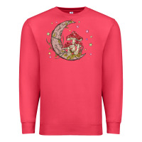 Cardinal moon and mushrooms Premium Sweatshirt - MaliasSmallBusiness