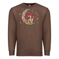 Chestnut moon and mushrooms Premium Sweatshirt - MaliasSmallBusiness