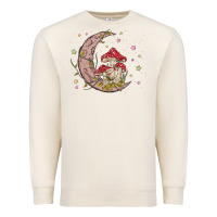 Sandshell moon and mushrooms Premium Sweatshirt - MaliasSmallBusiness