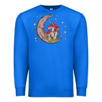 True Royal moon and mushrooms Premium Sweatshirt - MaliasSmallBusiness