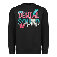 Black dental squad with cowhide Heavyweight Sweatshirt - texasbilliewilder