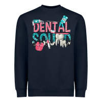 Navy dental squad with cowhide Heavyweight Sweatshirt - texasbilliewilder