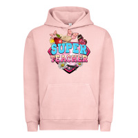 Pigment Salmon super teacher Urban Hoodie - BarkalooDesign