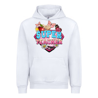 White super teacher Urban Hoodie - BarkalooDesign