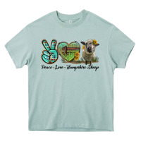 Arona Peace Love Hampshire Sheep Heavy Core Tee - LillyAllenDesigns