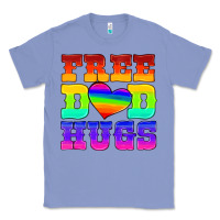 Colony Blue lgbtq free dad hugs Classic Tee - HRA Design Shop