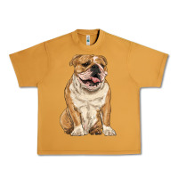 Peanut Butter english bulldog Urban Heavy Tee - RanaPortraitStore