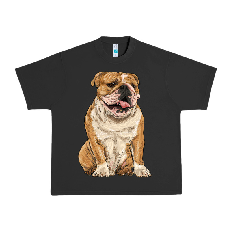 English Bulldog Urban Heavy Tee by RanaPortraitStore | Teevron