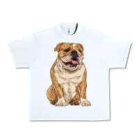 White english bulldog Urban Heavy Tee - RanaPortraitStore