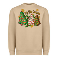 'tis The Season Christmas Cake Heavyweight Sweatshirt | Teevron