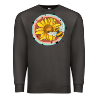 Smoke bee and sunflower Premium Sweatshirt - MaliasSmallBusiness