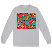 Moon Dust watermelon and sunflowers Long Sleeve Tee - HRA Design Shop