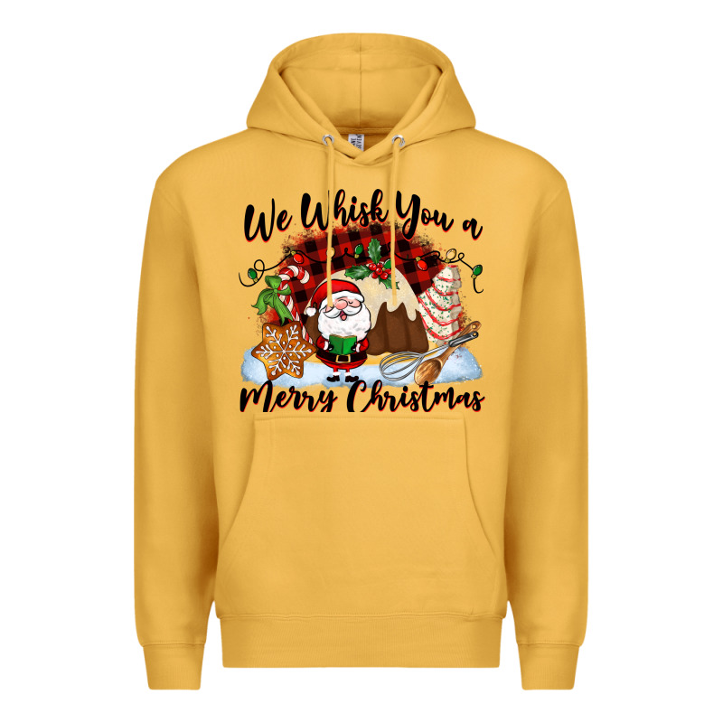 We Whisk You A Merry Christmas Premium Hoodie by NancyCooperArtShop | Teevron