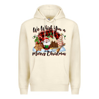 Sandshell We whisk you a Merry Christmas Premium Hoodie - NancyCooperArtShop