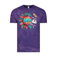 Cloud Purple western licensed vocational nurse medical instruments Vintage Tee - BarkalooDesign