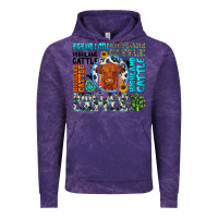 Cloud Purple highland cattle Vintage Hoodie - texasbilliewilder