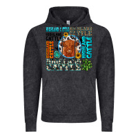 Vintage Black highland cattle Vintage Hoodie - texasbilliewilder