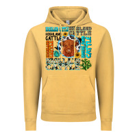 Vintage Mustard highland cattle Vintage Hoodie - texasbilliewilder