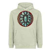 Matcha turquoise gemstone christmas ornament Heavyweight Hoodie - Jasminsmagicworld