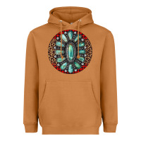 Meerkat turquoise gemstone christmas ornament Heavyweight Hoodie - Jasminsmagicworld